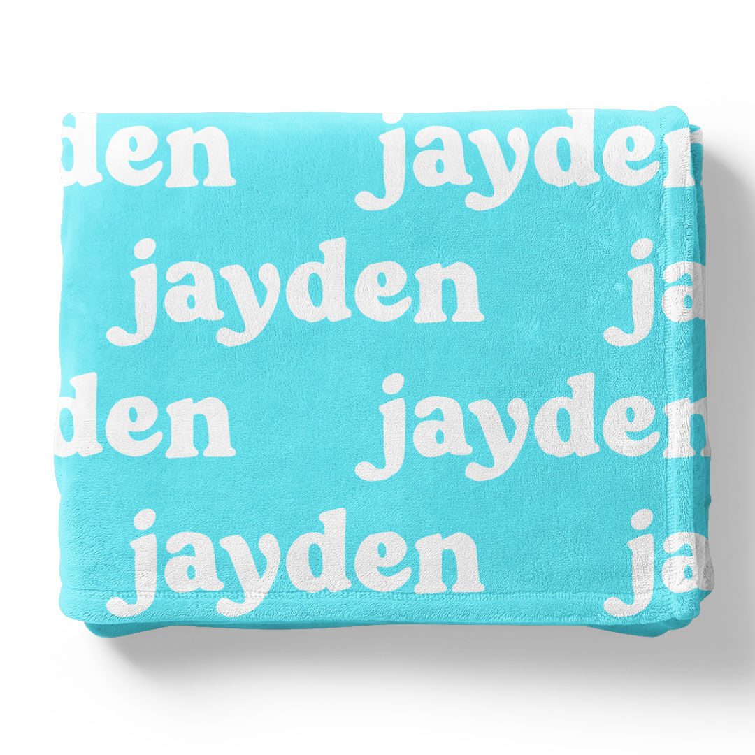 Personalized Color Blanket | Neon Lights