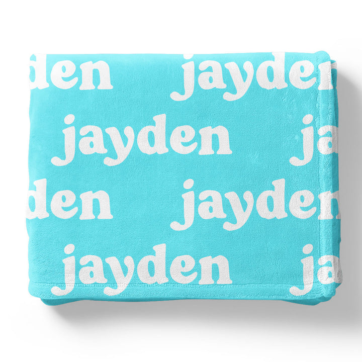 Personalized Color Blanket | Neon Lights