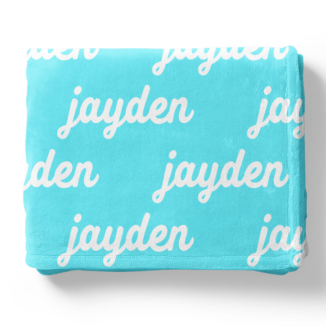 Personalized Color Blanket | Neon Lights