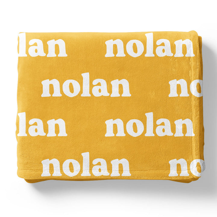 Personalized Color Blanket | Neon Lights