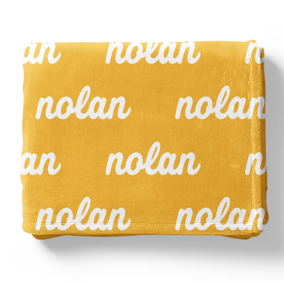 Personalized Color Blanket | Neon Lights