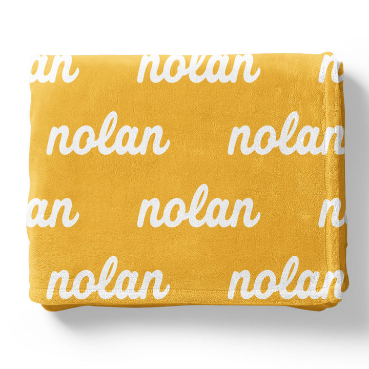 Personalized Color Blanket | Neon Lights