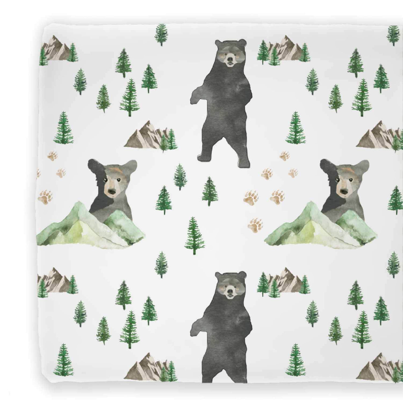 brody's bear and mountain changing pad cover