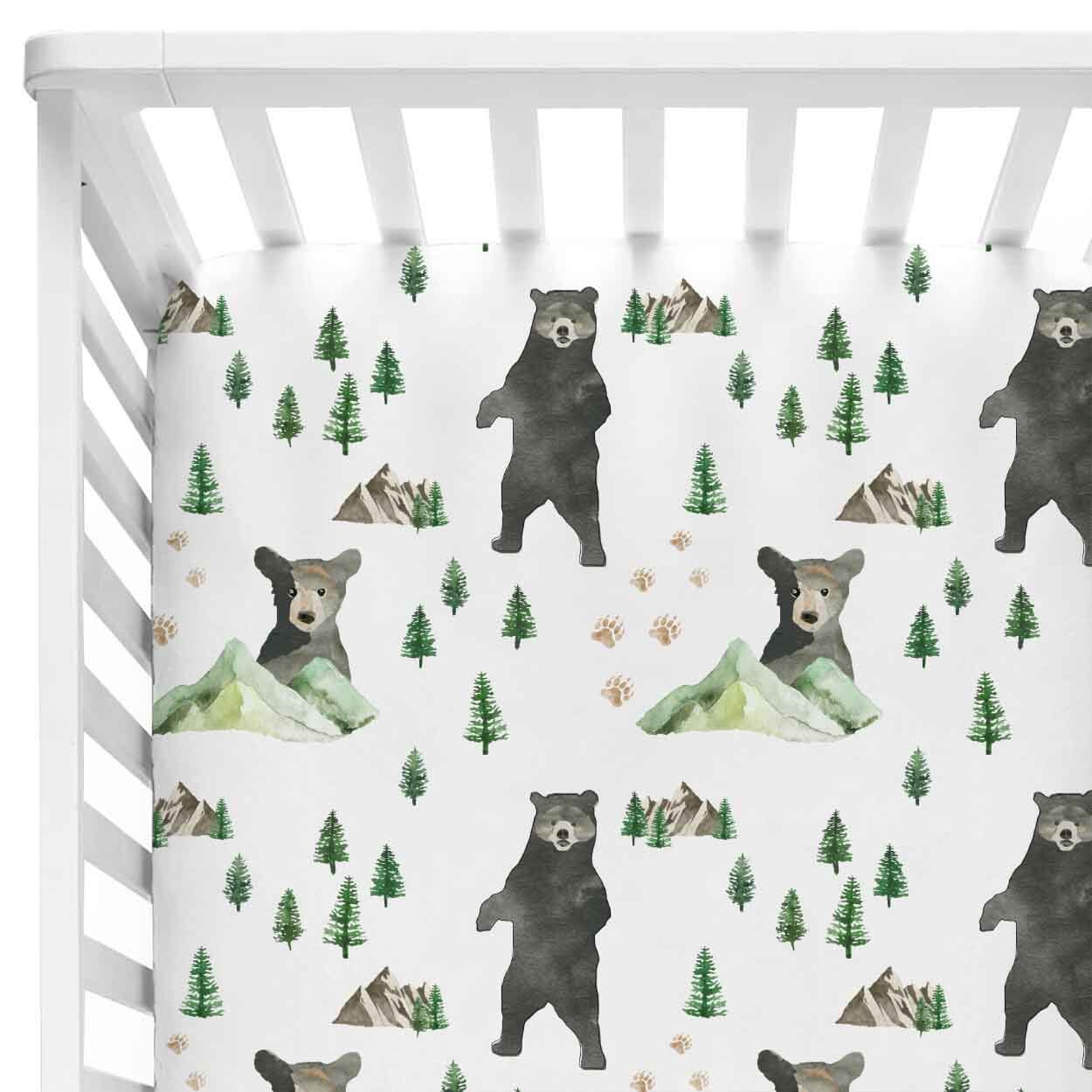 bear crib sheet 