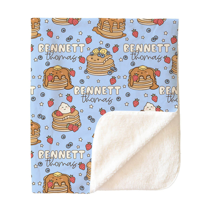 Brunch Buddies Personalized Kids Blanket