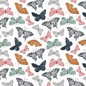 Bentley's Butterfly Personalized Baby Name Swaddle Blanket