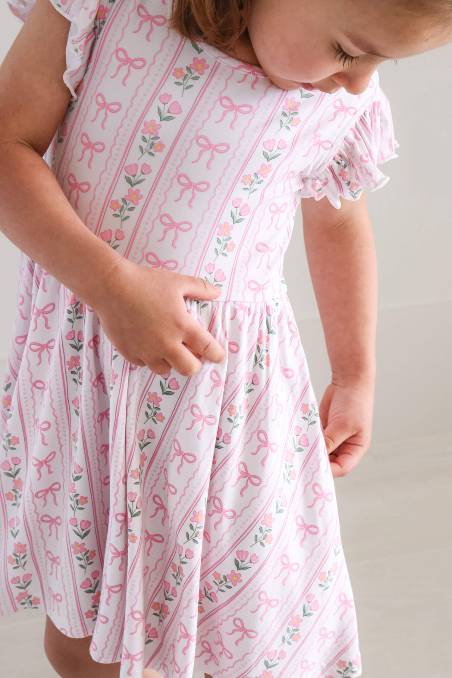 Ruffle Twirl Dress | Coquette Garden