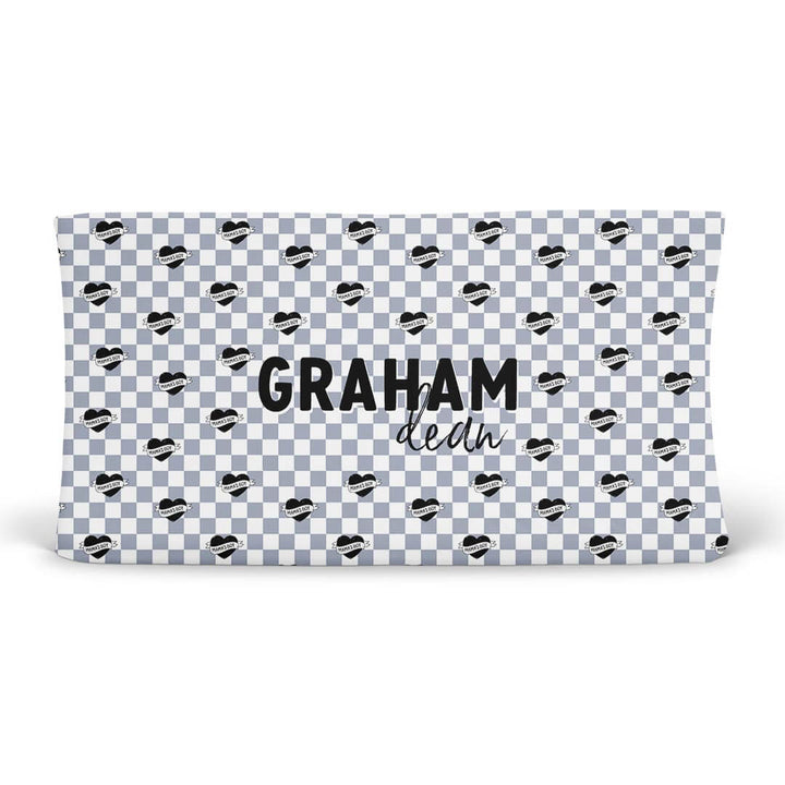 mama's boy personalized crib sheet cover