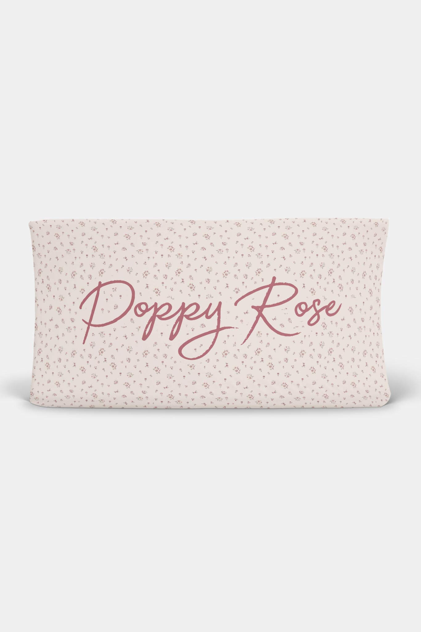 Precious Posies Personalized Changing Pad Cover