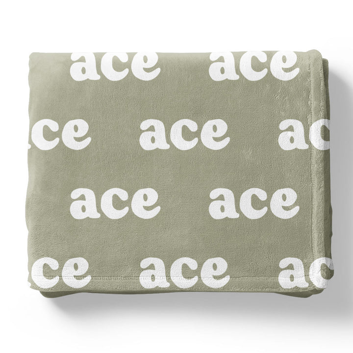 Candy Apple Personalized Color Blanket