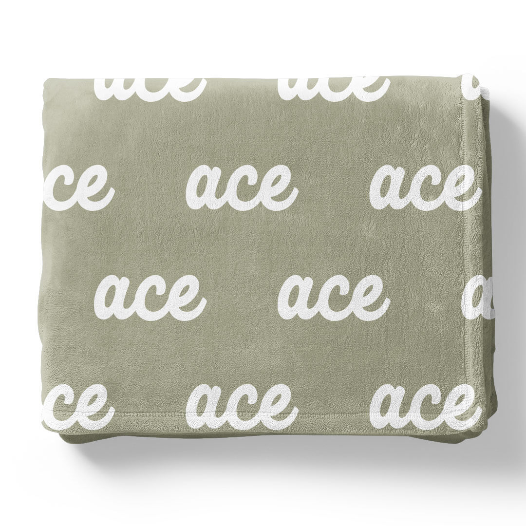 Botanicals Personalized Color Blanket