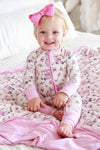Convertible Zip Romper | Caddie Crew Pink