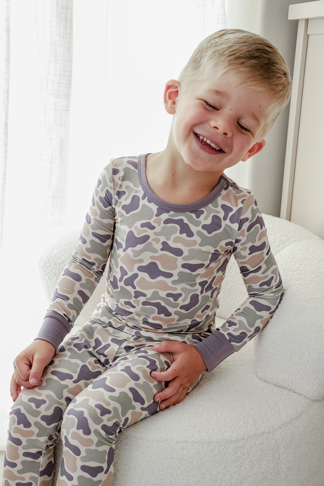 Two Piece Pajama Set | Camo Cutie