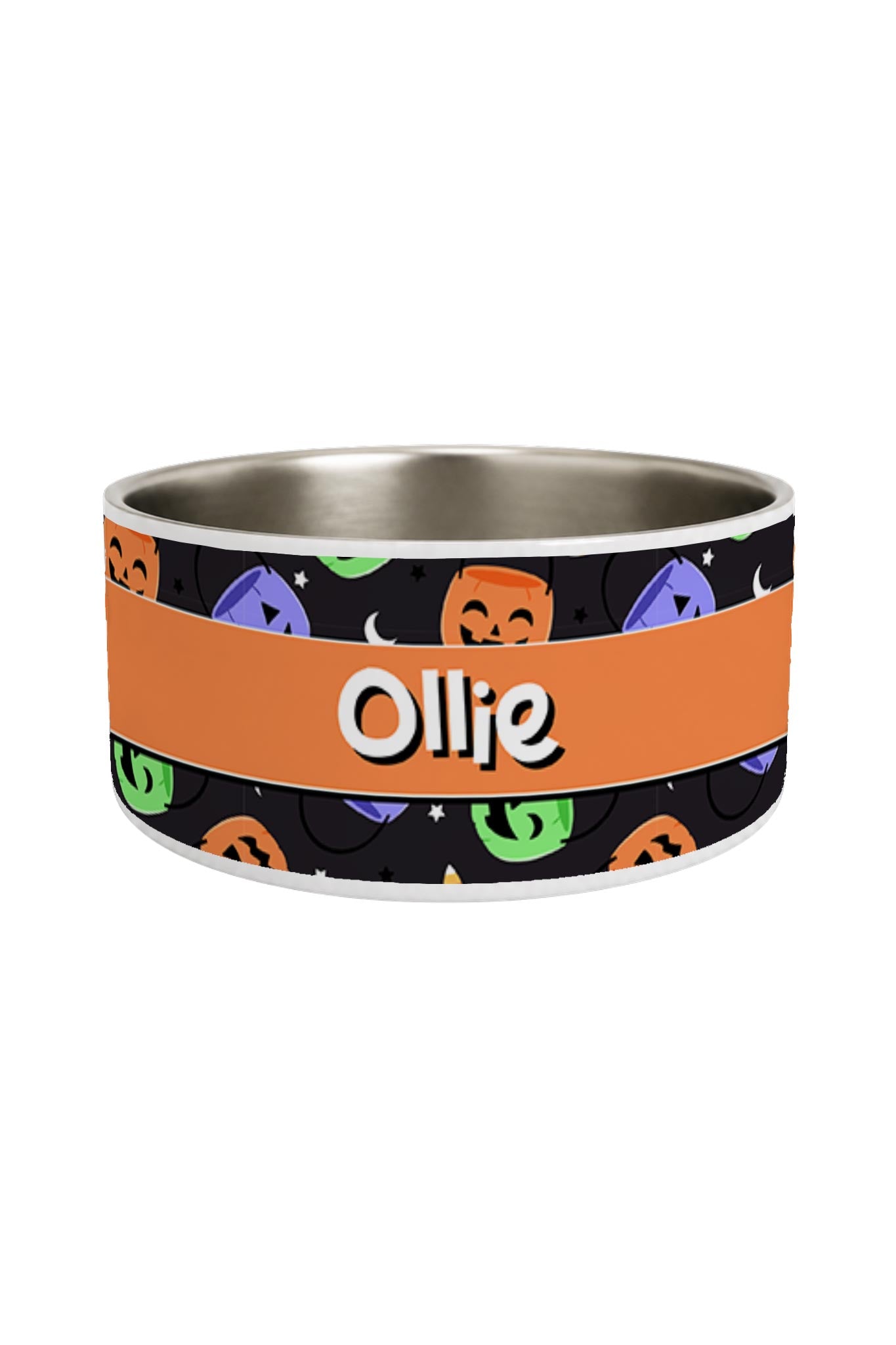 Personalized Halloween Pet Bowl | Candy Crawl
