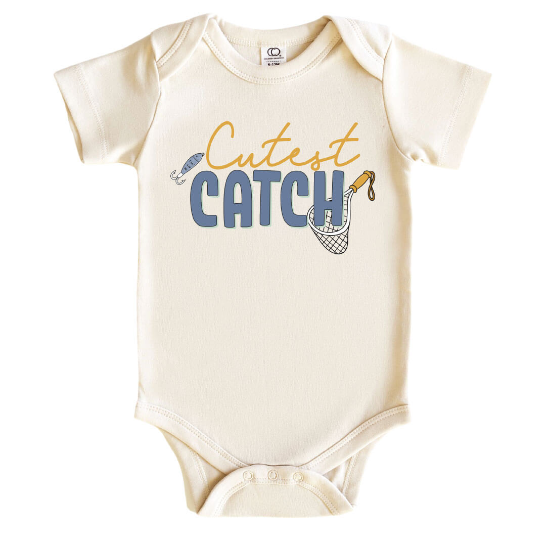 Cutest Catch Graphic Bodysuit | Natural