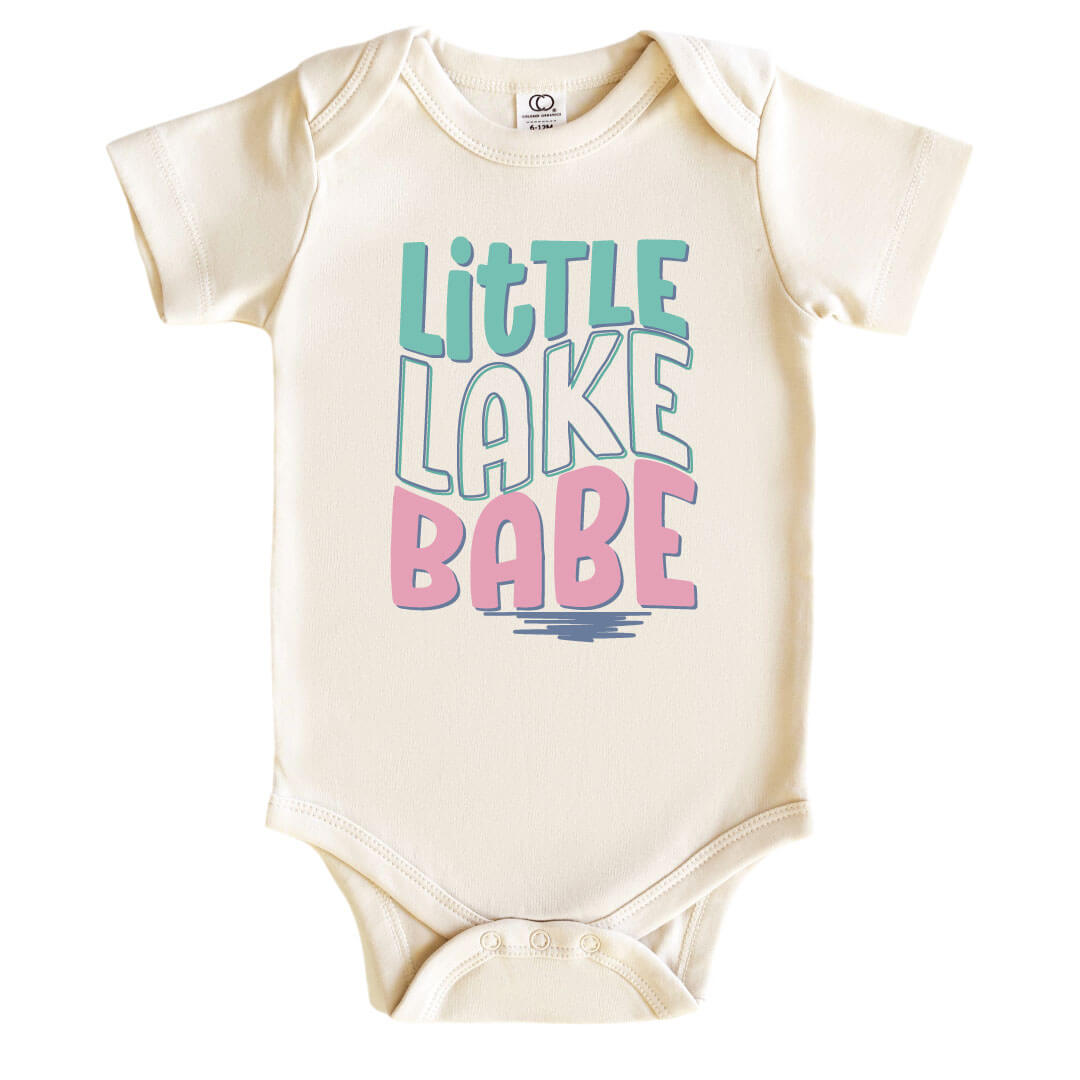 Little Lake Babe Graphic Bodysuit | Natural