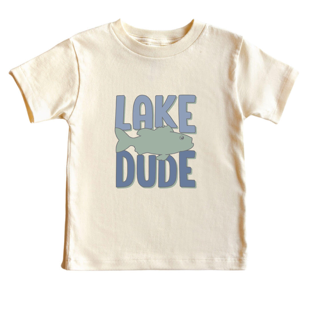 Lake Dude Kids Graphic Tee | Natural