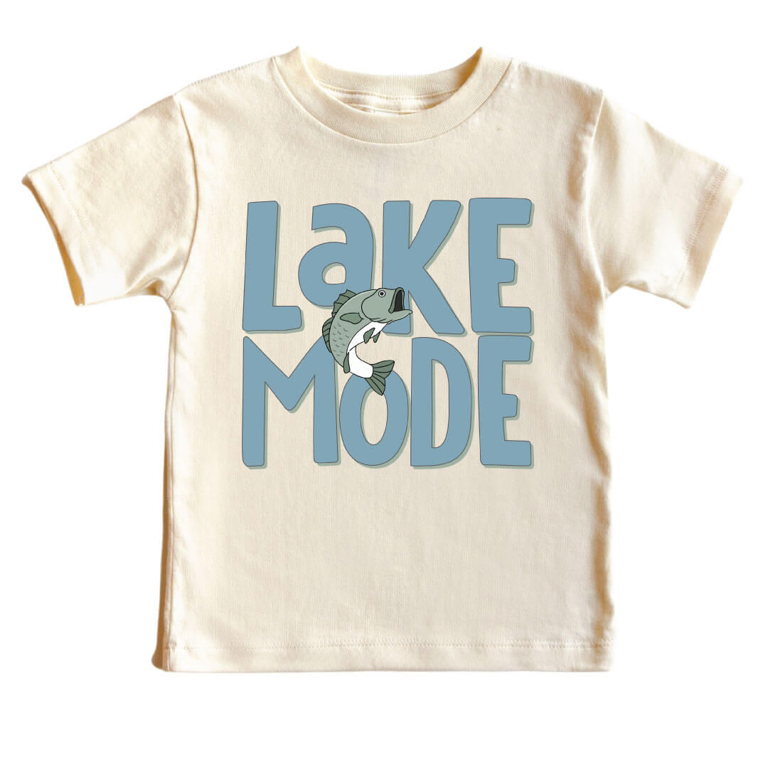 lake mode graphic tee for kids 