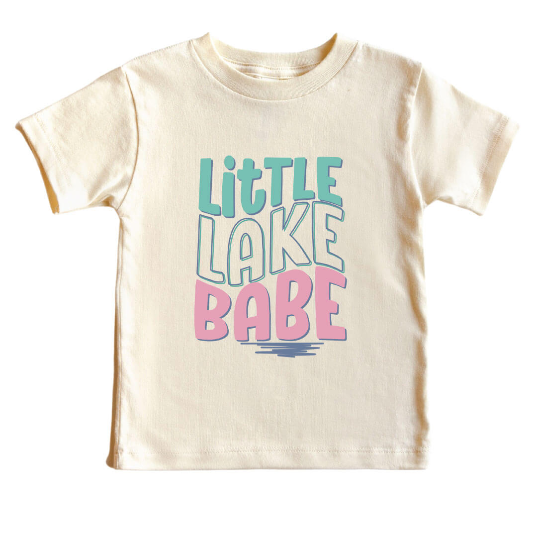 Little Lake Babe Kids Graphic Tee | Natural