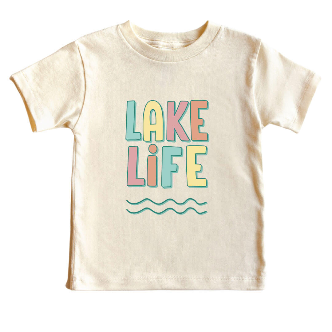 Lake Life Kids Graphic Tee | Natural