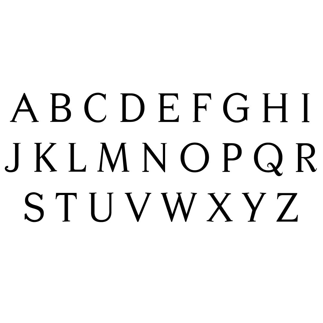 centabel book upercase font 