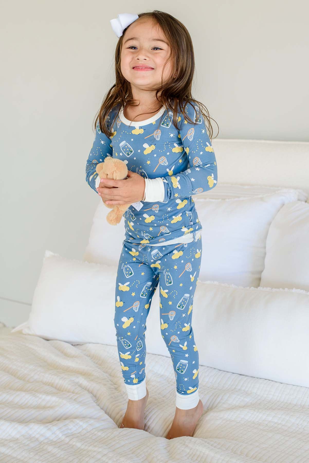 Glow-in-the-Dark Two-Piece Bamboo Pajama Set | Chasing Fireflies