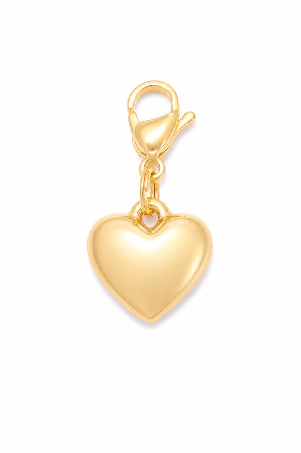 Pet Collar Charm | Gold Heart