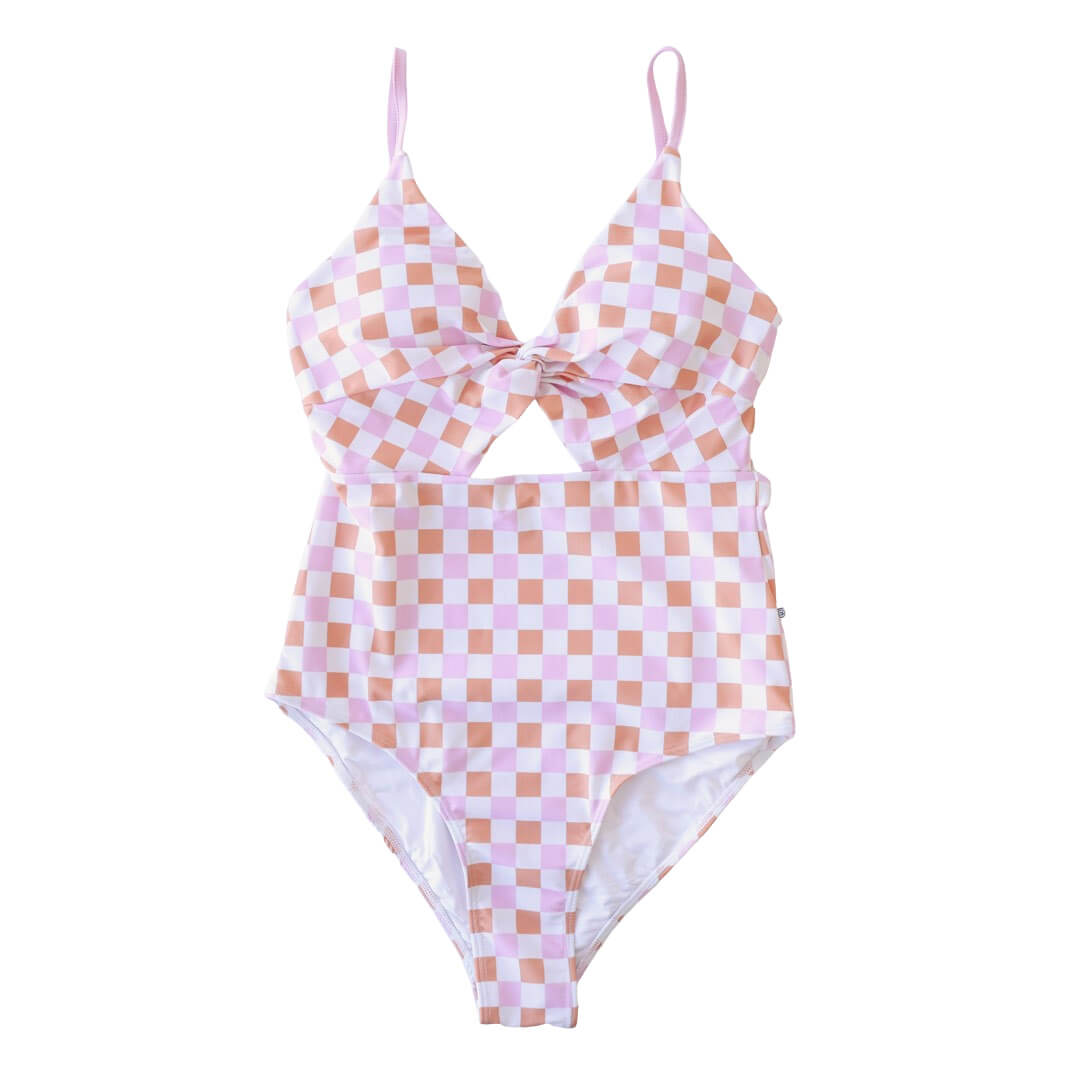 Women's Ruched Cutout One-Piece Swimsuit | All Prints