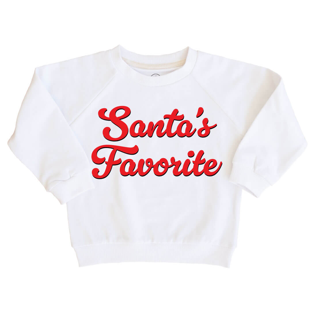santa's favorite sweatshirt for kids 