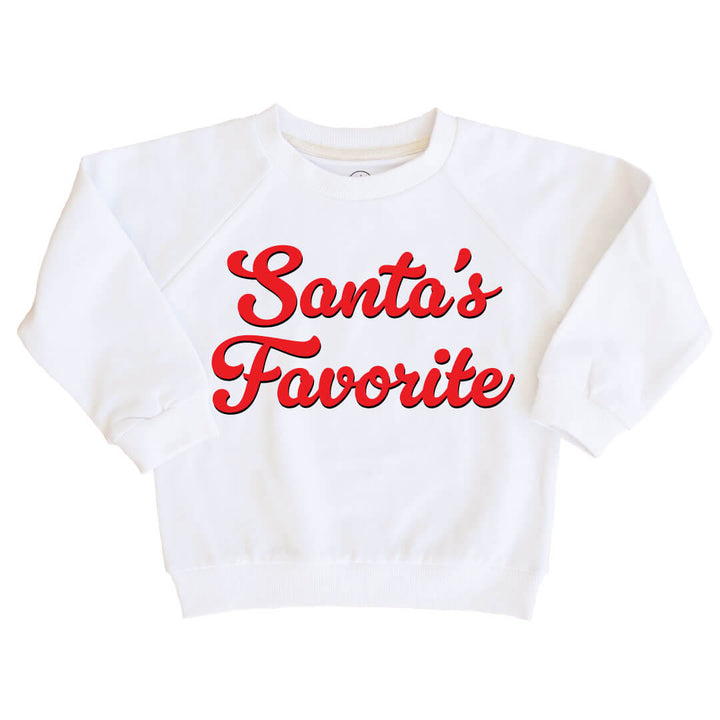 santa's favorite sweatshirt for kids 