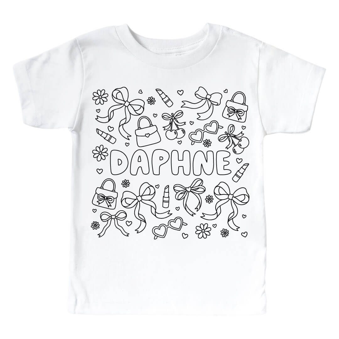 material girl colorable graphic tee