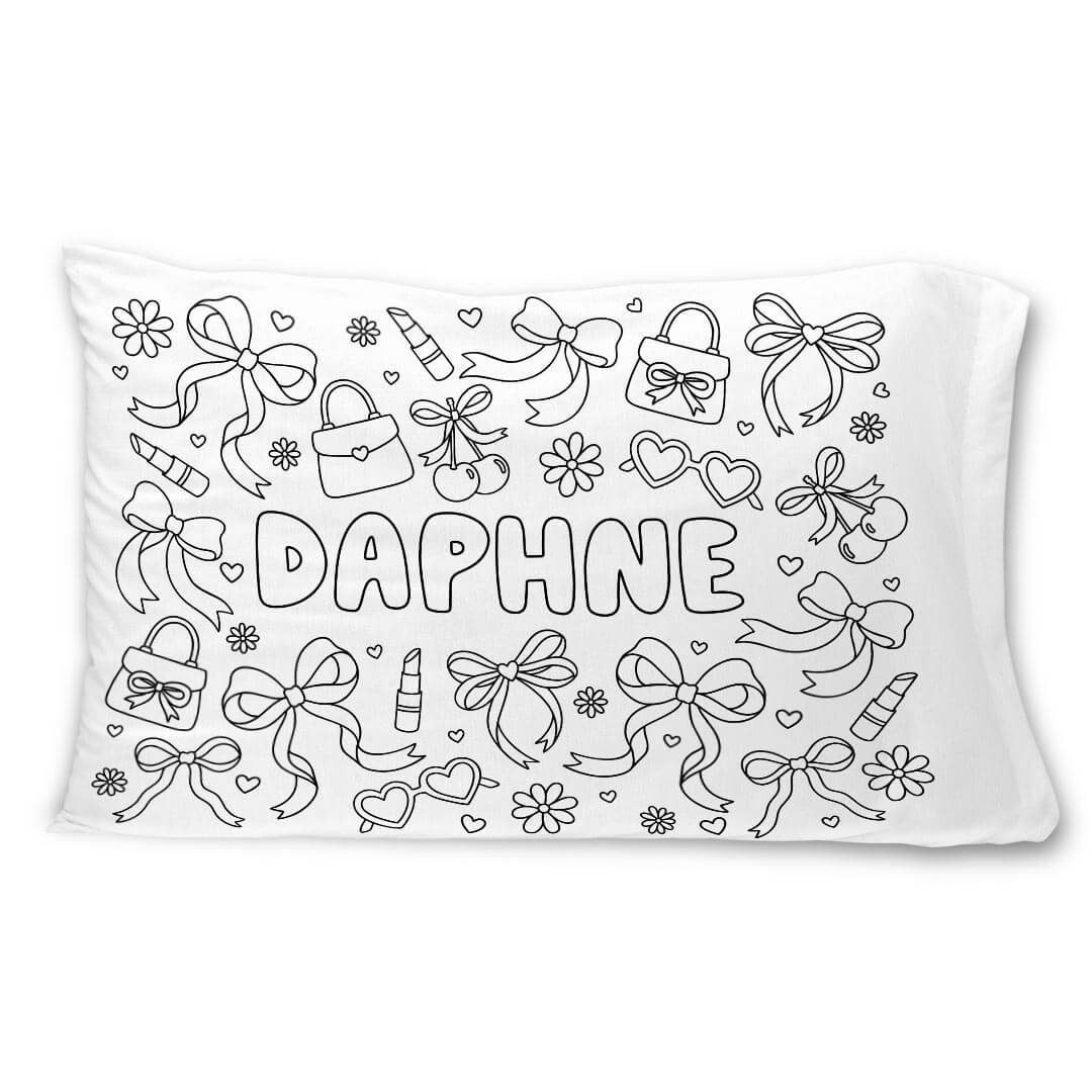 Colorable Personalized Pillow Case | Material Girl