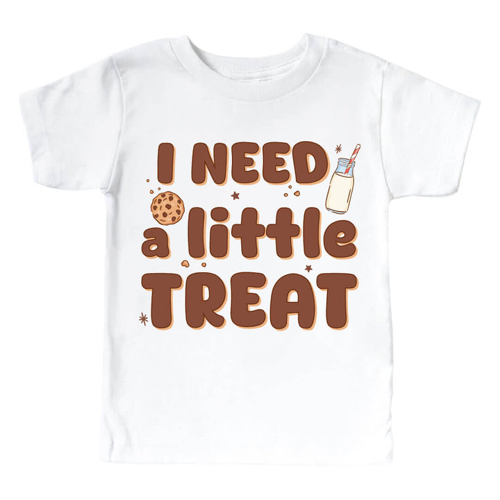 i need a little treat graphic tee for kids 