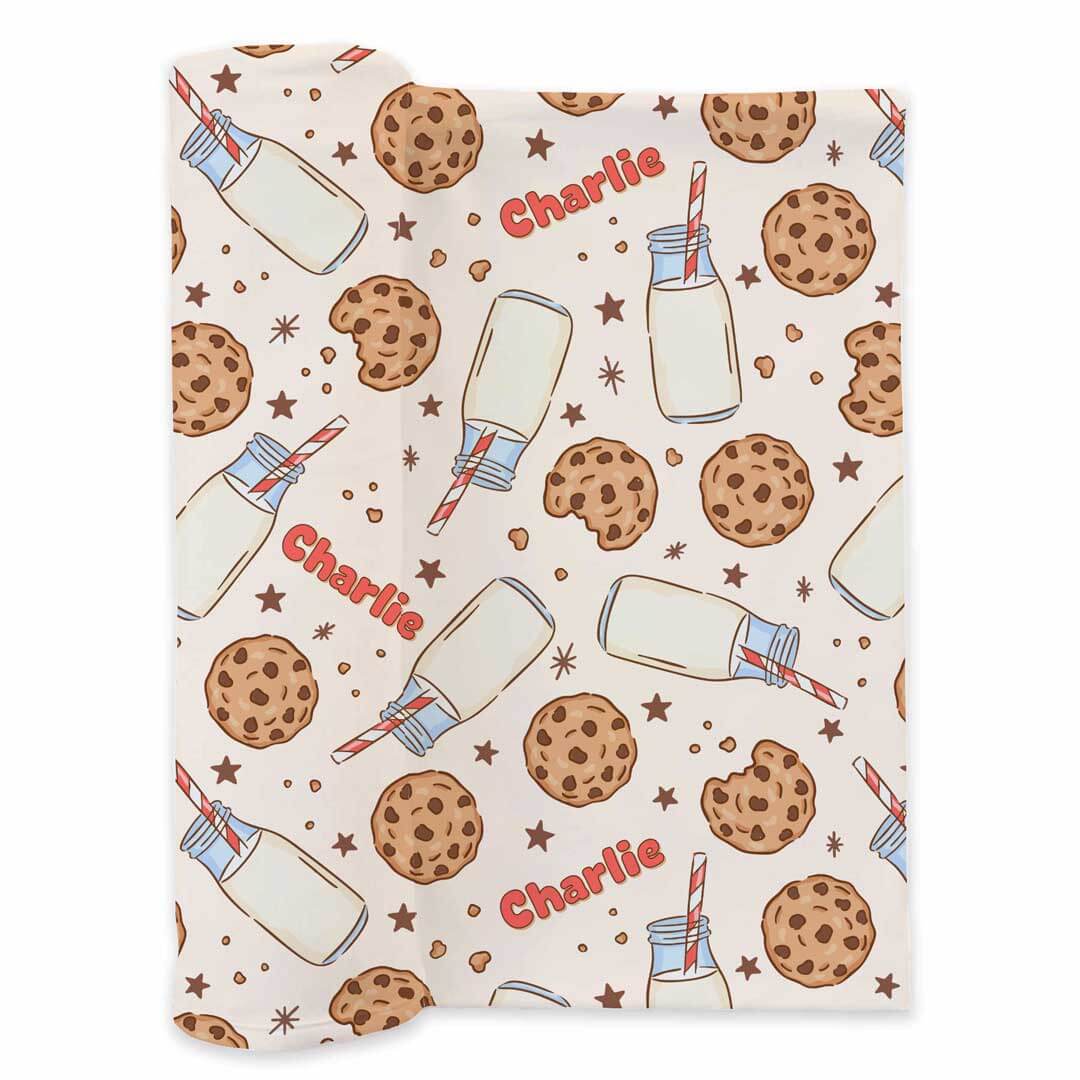 cookie cuddles personalized swaddle blanket for babies