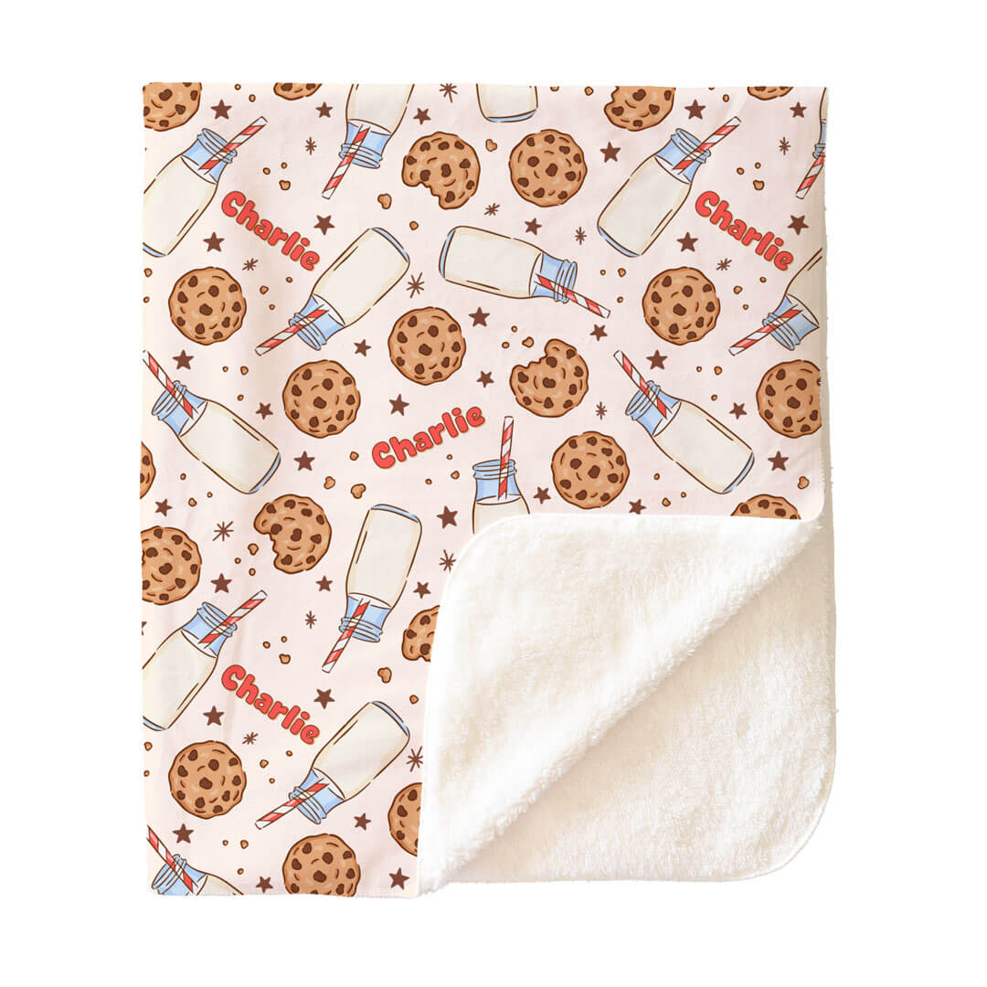 Cookie Cuddles Personalized Kids Blanket