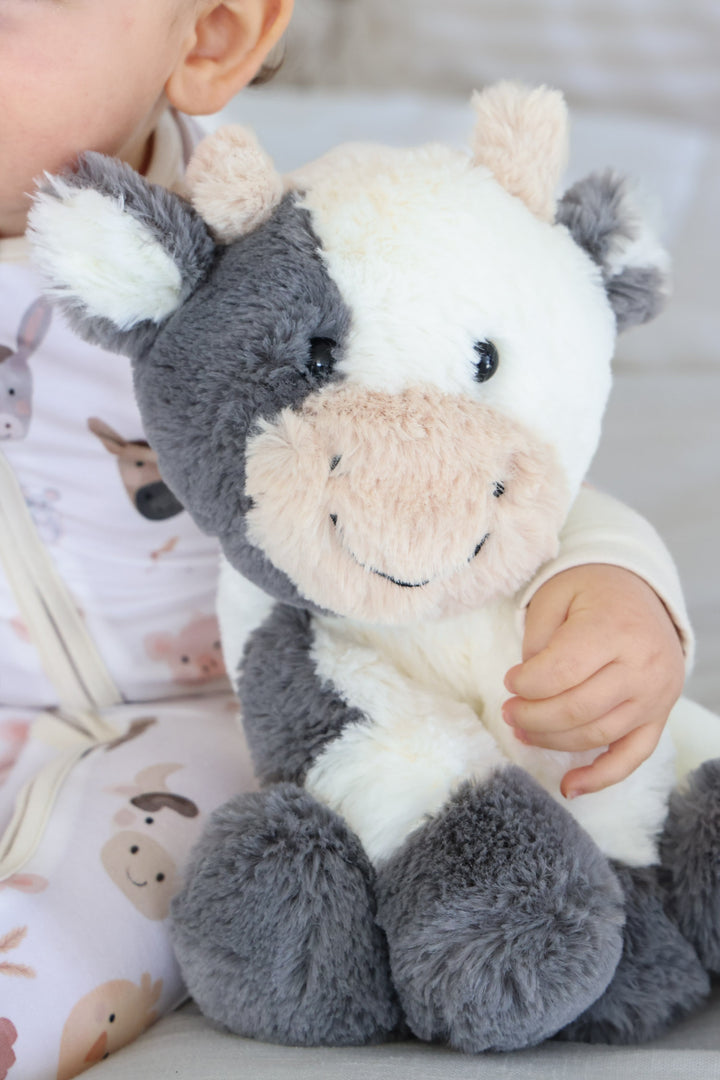 closeup of cocoa the cow