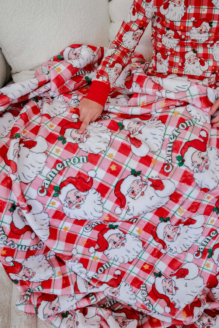 Christmas Personalized Kids Blankets