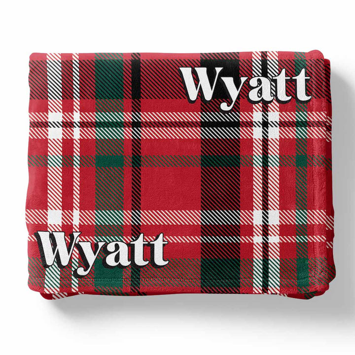 cozy season personalized kids blanket