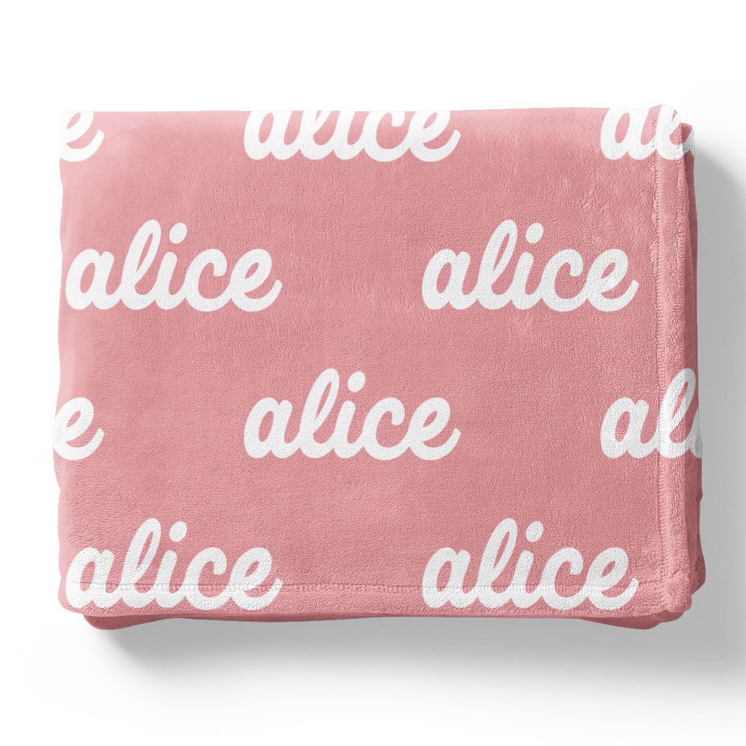 Rose Garden Personalized Color Blanket