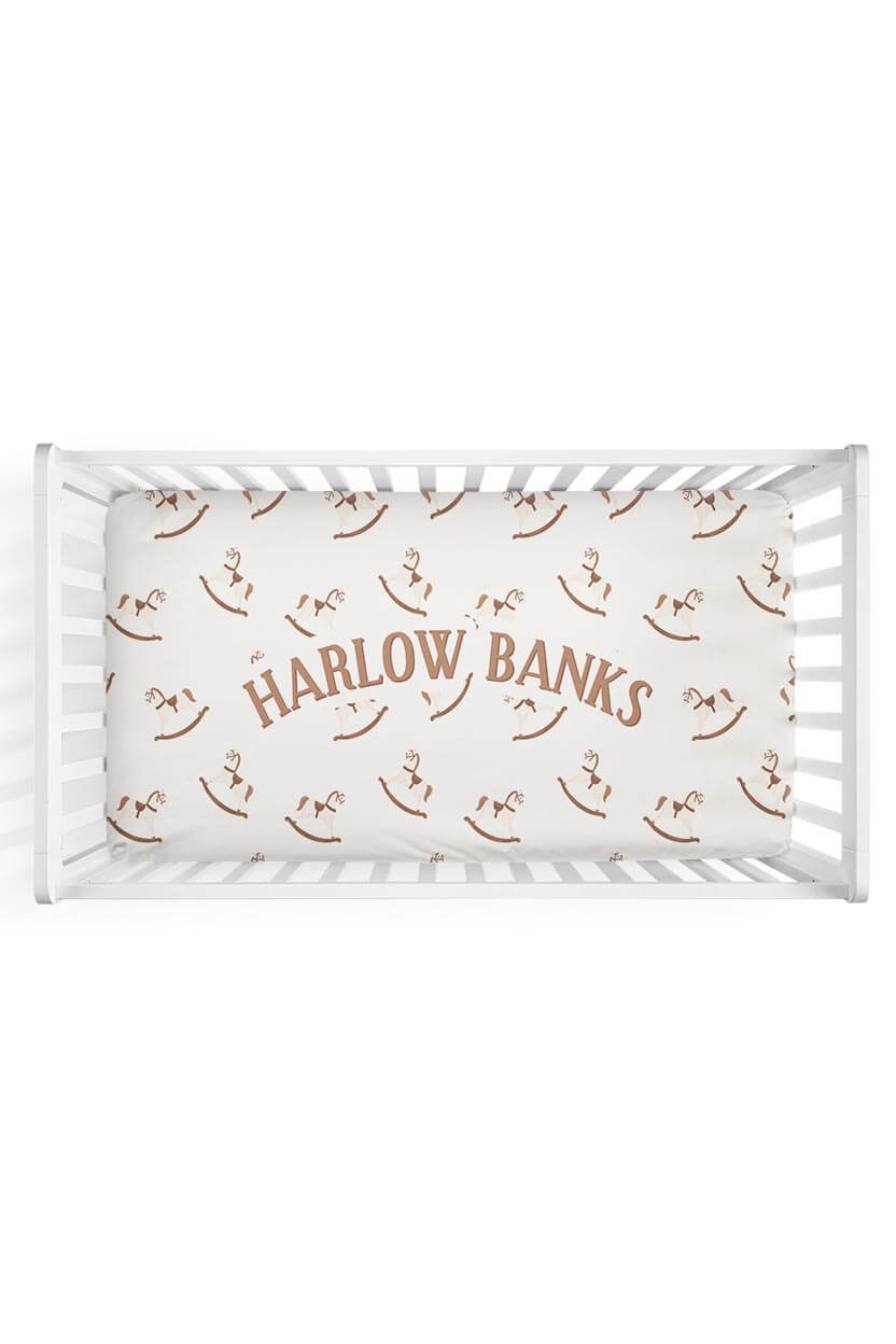 Rock-A-Bye Personalized Crib Sheet