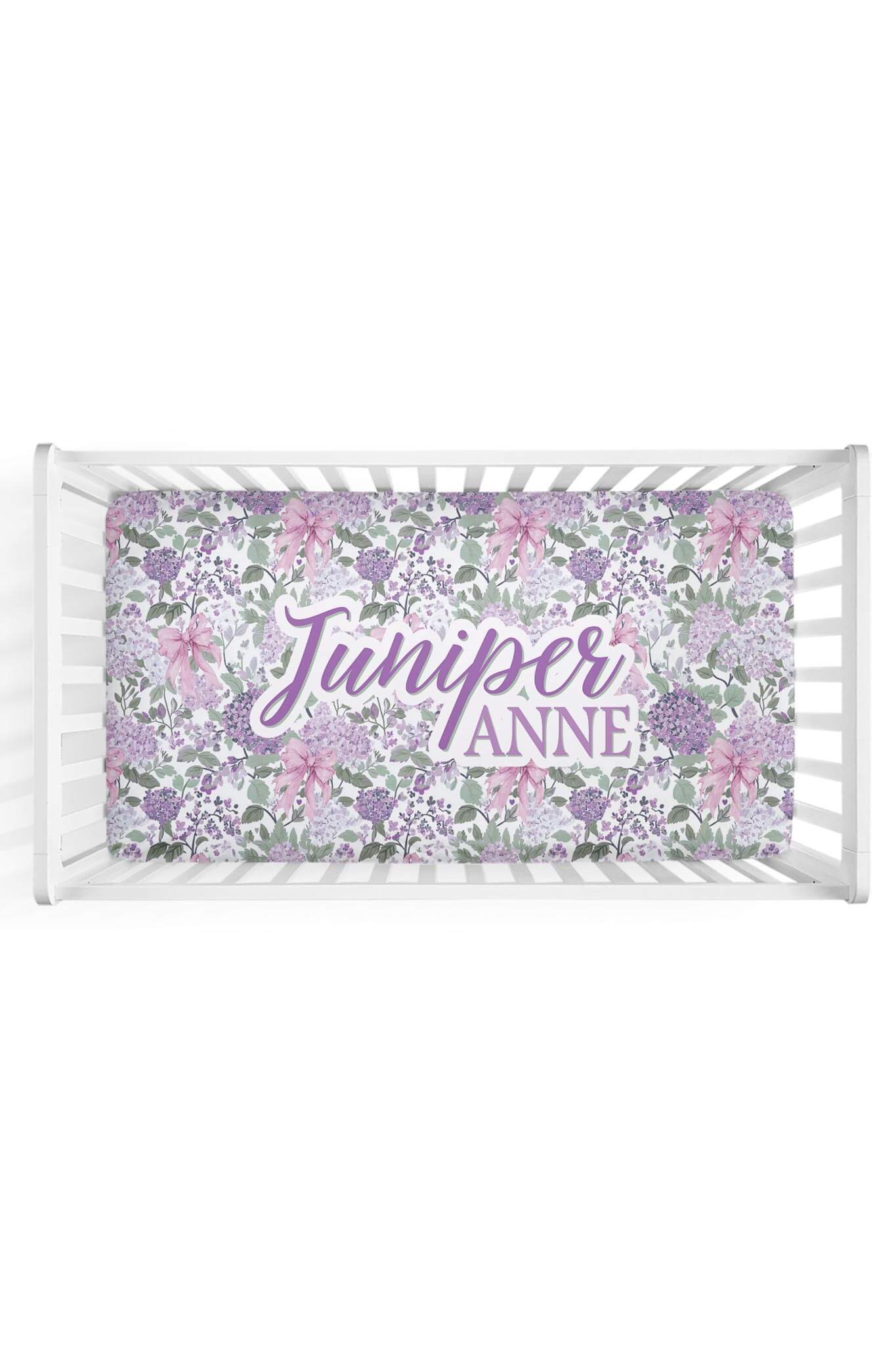 Personalized Crib Sheet | Lavender Lullaby