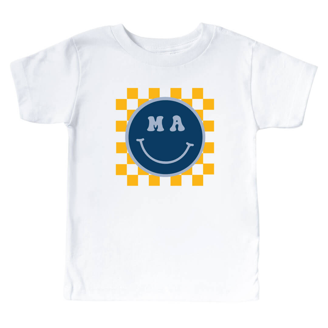 dartmouth happy face kids graphic tee 