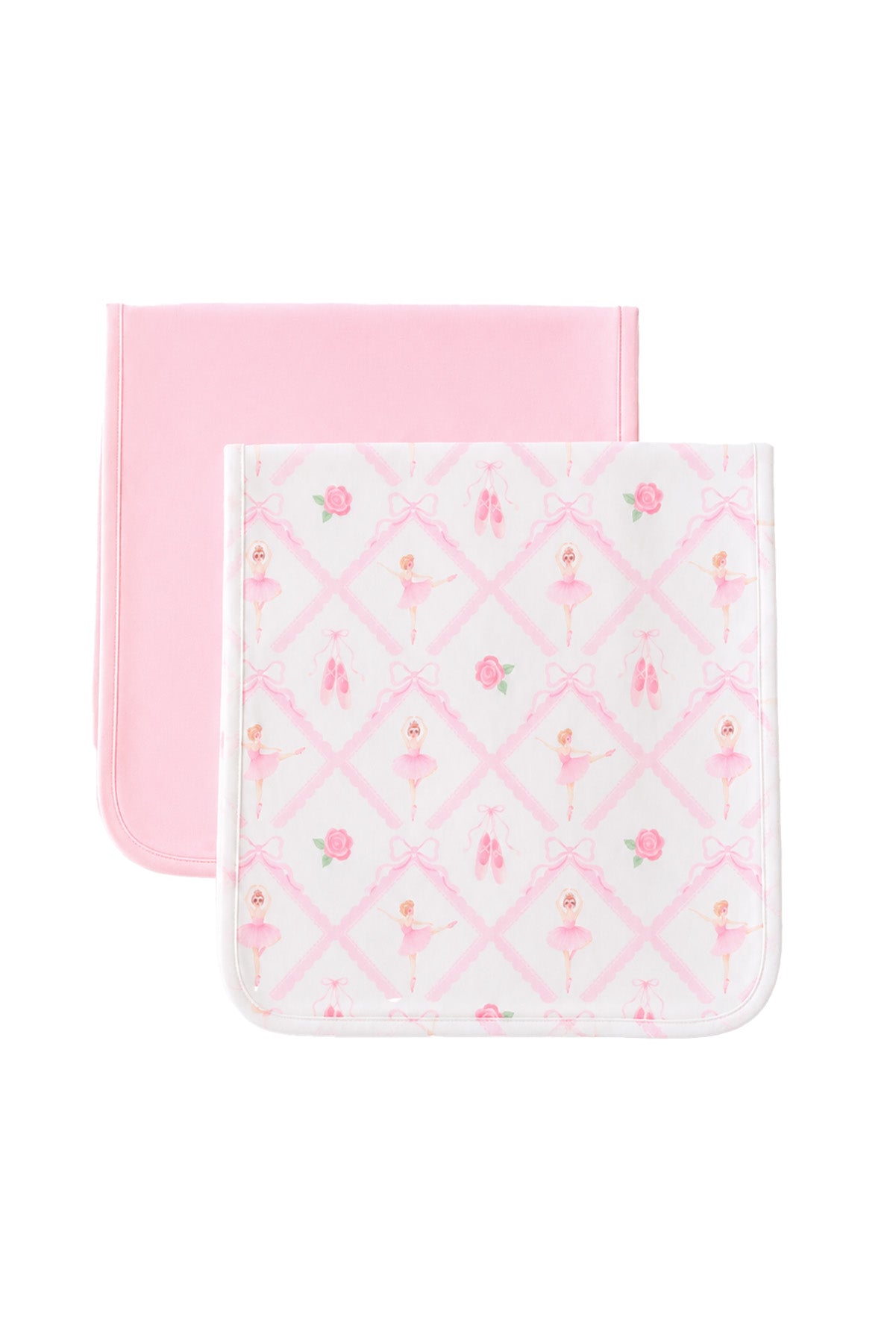 2pc Burp Cloth Set | Darling Ballerina