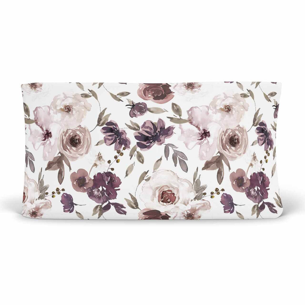 Demis Dusty Floral Changing Pad Cover
