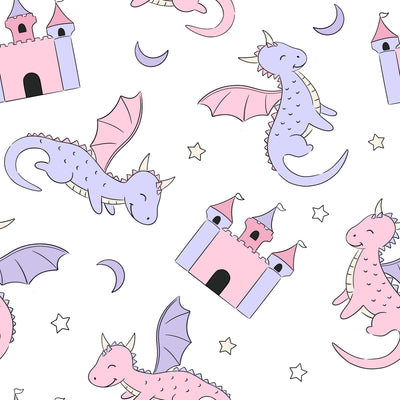 Dragon Adventure Convertible Zip Romper | Pink