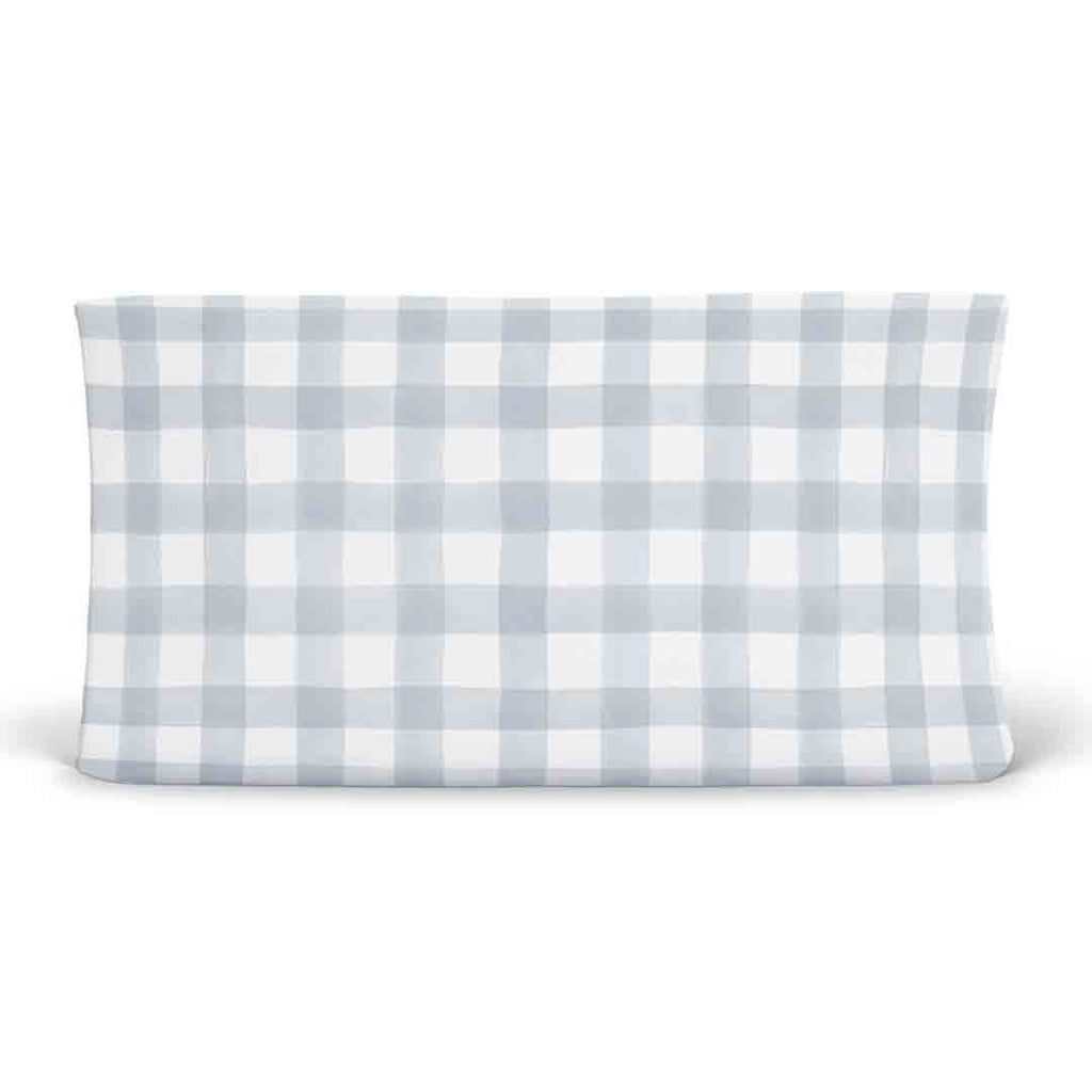 Dusty Gingham Changing Pad Cover