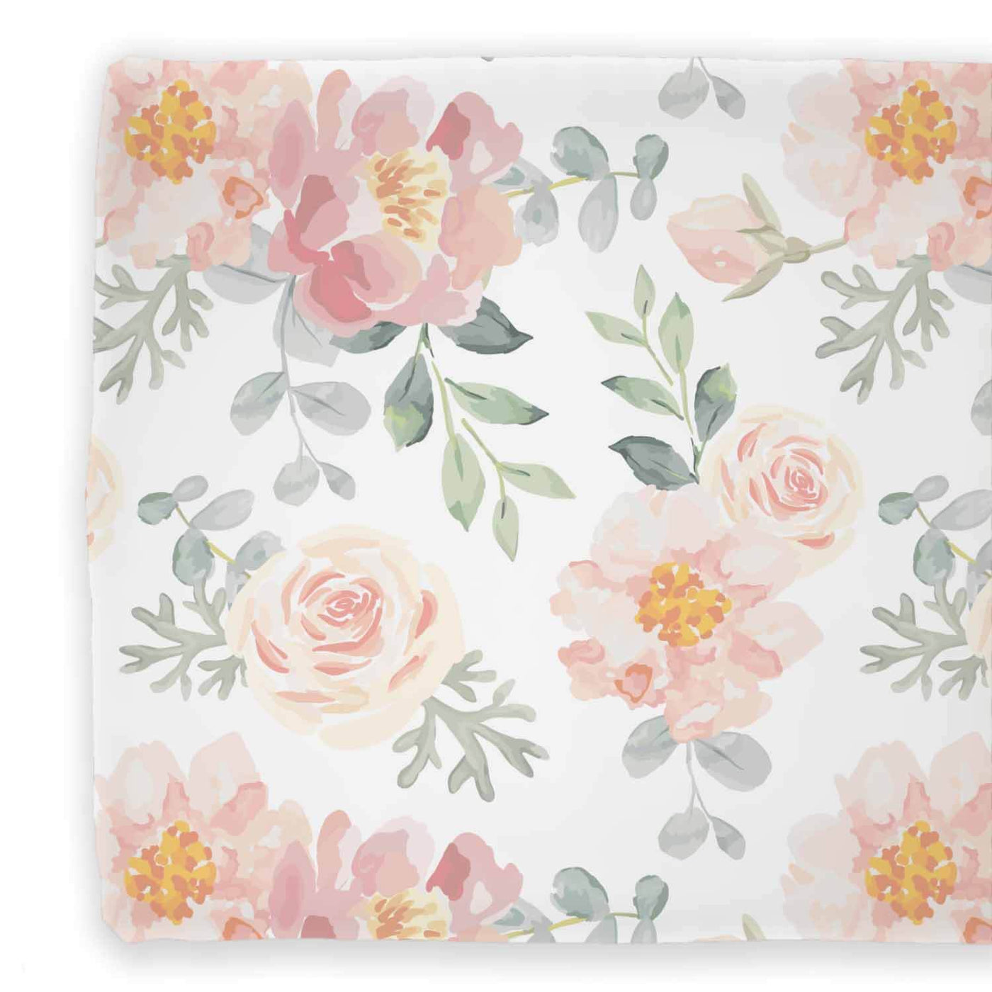 dusty rose changing pad cover