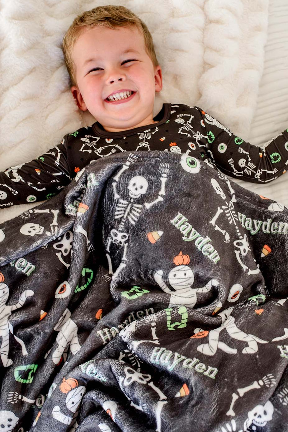 Personalized Halloween Blanket | Eye Want Candy