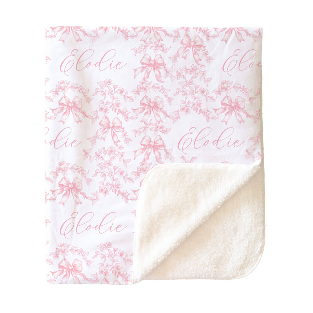 Fancy Frills Personalized Kids Blanket