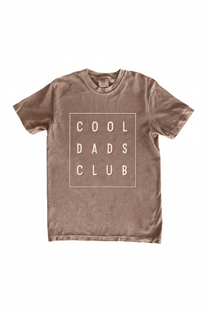 cool dads club square graphic tee